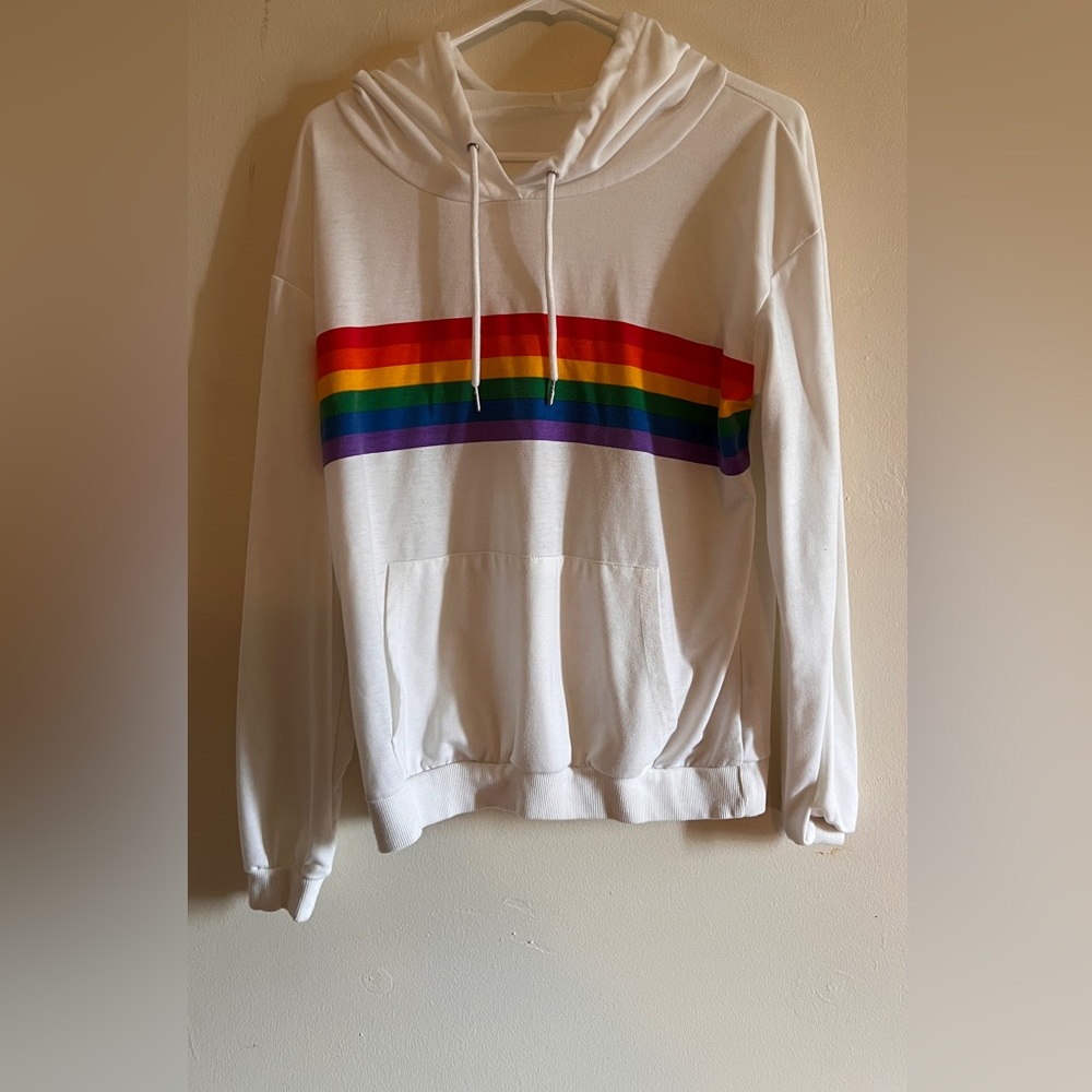 Rainbow hoodie!
